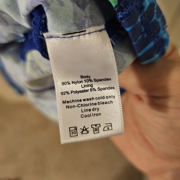 Alo Coolfit Blue Tie Front Tank Size S - Picture 3 of 6